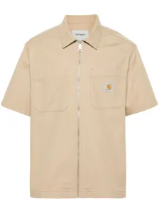CARHARTT WIP - S/s Sandler Cotton Blend Shirt