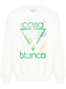 CASABLANCA - Logo Organic Cotton Sweatshirt #1801960