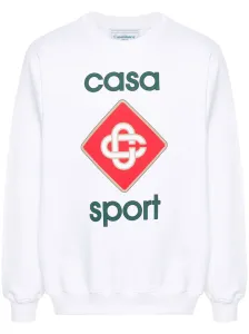 CASABLANCA - Logo Organic Cotton Sweatshirt #1840094
