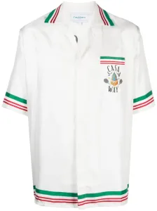 CASABLANCA - Logo Silk Shirt