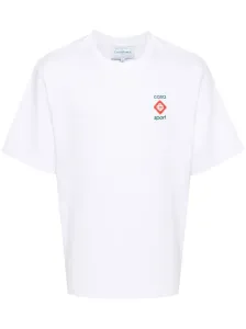 CASABLANCA - Logo Organic Cotton T-shirt #1839855