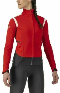 Castelli Alpha Ros 2 W Jacket Red/White-Silver Gray L
