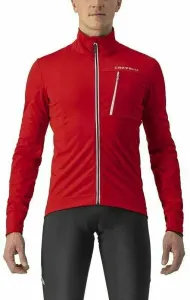 Castelli Go Jacket Red/Silver Gray XL Jacket