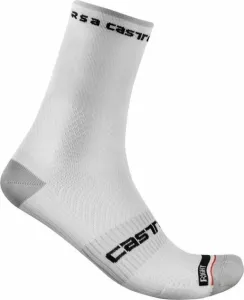 Castelli Rosso Corsa Pro 15 Sock White L/XL Cycling Socks