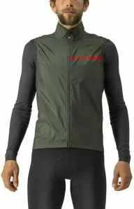 Castelli Squadra Stretch Vest Military Green/Dark Gray L Cycling Jacket, Vest