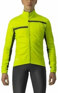 Castelli Transition 2 Jacket Electric Lime/Dark Gray-Black XL Cycling Jacket, Vest