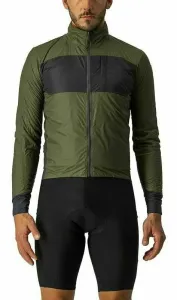 Castelli Unlimited Puffy Jacket Light Military Green/Dark Gray M Jacket