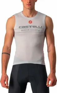 Castelli Active Cooling Sleeveless Tank Top Silver Gray L
