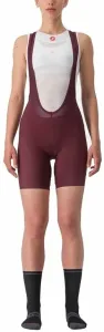 Castelli Prima W Bibshort Deep Bordeaux/Persian Red XL Cycling Short and pants