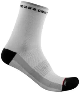 Castelli Rosso Corsa W 11 Sock White L/XL Cycling Socks