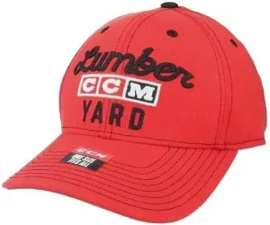 CCM Holiday Structured Adj Red Hockey Cap