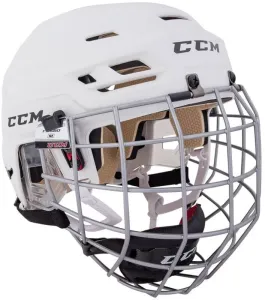 CCM Hockey Helmet Tacks 110 Combo JR White XS