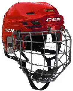CCM Hockey Helmet Tacks 310 Combo SR Red M