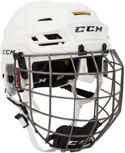 CCM Tacks 310 Combo SR White L Hockey Helmet