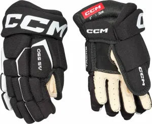 CCM Tacks AS 580 JR 10 Black/White Hockey Gloves