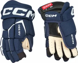 CCM Tacks AS 580 JR 11 Navy/White Hockey Gloves