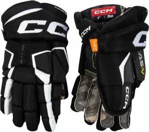 CCM Tacks AS-V JR 10 Black/White Hockey Gloves