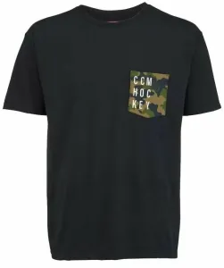 CCM Camo Pocket Shirt Short Sleeve Tee SR Black M