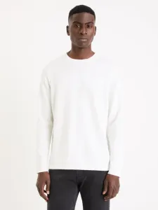 Celio Gewells Sweater White #1855226