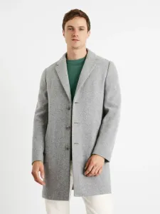 Celio Cubiais Coat Grey