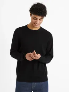 Celio Decoton Sweater Black #1149663