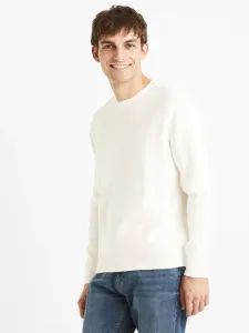 Celio Dexter Sweater White #1138939