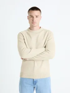 Celio Febasic Sweater Beige #1738635