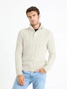Celio Feviking Sweater White