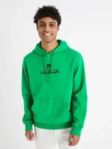 Celio Minecraft Sweatshirt Green #1280301