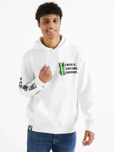 Celio Minecraft Sweatshirt White