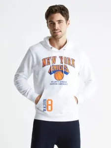 Celio NBA New York Knicks Sweatshirt White #178469