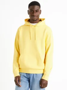 Celio Tehoodie Sweatshirt Yellow