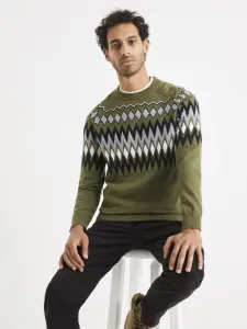 Celio Veryfair Sweater Green #211293