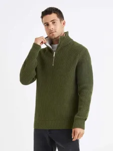 Celio Veviking Sweater Green