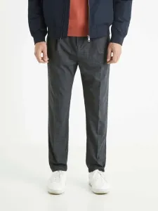 Celio Avocheck Trousers Grey #131116