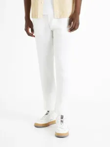 Celio Dolinus Trousers White