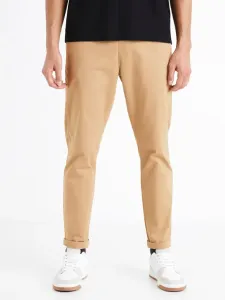Celio Dotrip Trousers Beige #1139111