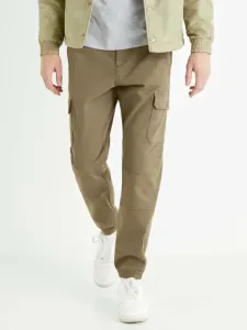 Celio Solyte Trousers Green