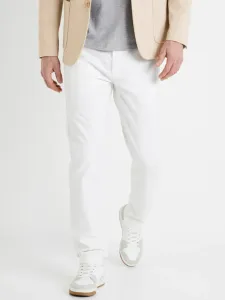 Celio Tocharles Chino Trousers White #1280497