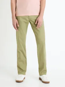 Celio Tohenri Chino Trousers Green #1692360
