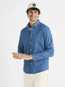 Celio Baden Shirt Blue