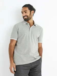 Celio Beline Polo Shirt Grey