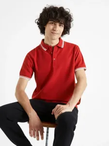 Celio Beline Polo Shirt Red