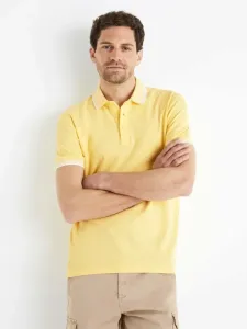 Celio Beline Polo Shirt Yellow