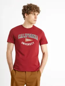 Celio California T-shirt Red