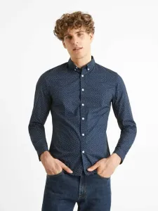 Celio Caop Shirt Blue