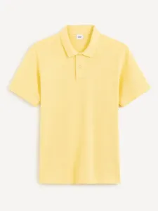 Celio Cesunny Polo Shirt Yellow