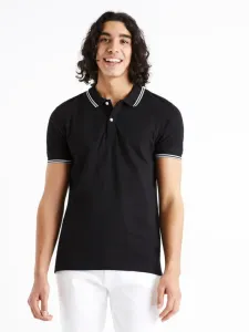 Celio Decolrayeb Polo Shirt Black #1280066