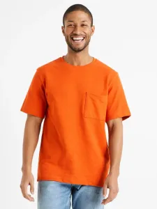 Celio Degauffre T-shirt Orange