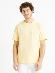 Celio Degauffre T-shirt Yellow #1308384